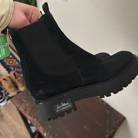 Sam Edelman Jazmine Chelsea Boot in Black Suede - Picture 10 of 14